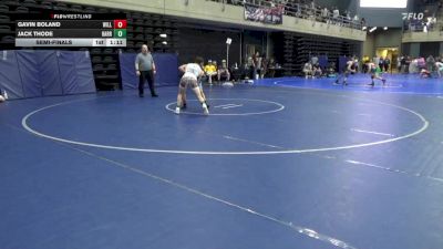135 lbs Semifinal - Gavin Boland, Willow Street vs Jack Thode, Harrington
