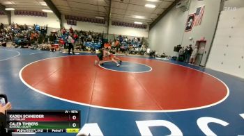 157A Cons. Round 3 - Caleb Timbers, Natrona County vs Kaden Schneider, Scottsbluff