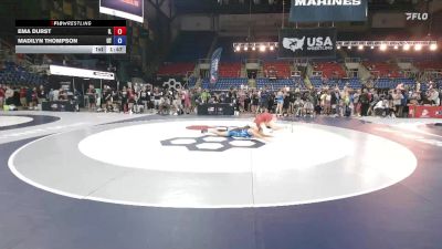 145 lbs Champ. Rd Of 64 - Ema Durst, IL vs Madilyn Thompson, UT