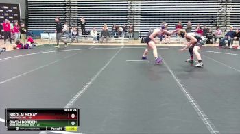 160 lbs Round 5 (10 Team) - Owen Borden, Noke Wrestling RTC vs Nikolai McKay, Wolfpack WC