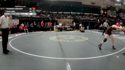 100 lbs Cons. Round 3 - Pashince Gregory, Glen Burnie vs Julia Abel, Hereford
