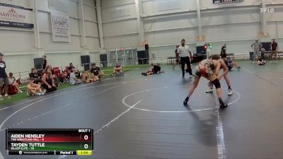 105 lbs Finals (2 Team) - Tayden Tuttle, Killer Elite vs Aiden Hensley, The Wrestling Mill