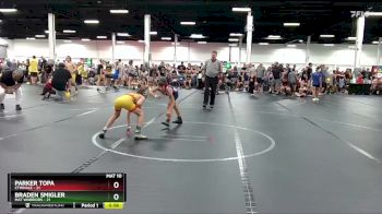 72 lbs Round 4 (6 Team) - Parker Topa, CTWHALE vs Braden Smigler, Mat Warriors