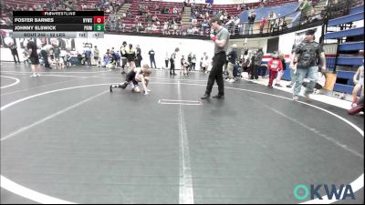 52 lbs Semifinal - Foster Barnes, Newcastle Youth Wrestling vs Johnny Elswick, Prime Wrestling