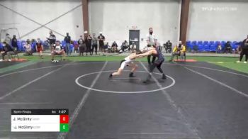 85 lbs Semifinal - James McGinty, Scorpions vs Johnathon McGinty, Coop Trained