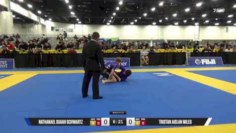 Tristan Aislan Miles vs Nathanael Isaiah Schwartz 2025 World IBJJF Jiu-Jitsu No-Gi Championship