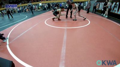 119 lbs Round Of 16 - Ayden Dyer, Midwest City Bombers Youth Wrestling Club vs LANDON Farmer, Lions Wrestling Academy