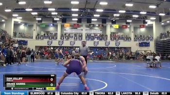 190 lbs Cons. Round 3 - Drake Harris, SWANTON vs Sam Jolliff, FINDLAY