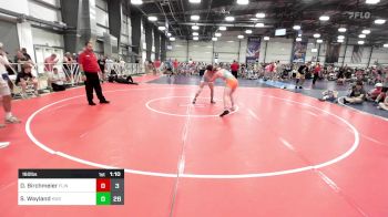 160 lbs Rr Rnd 2 - Dalton Birchmeier, Flint Tropics vs Seth Wayland, Kraken Elite