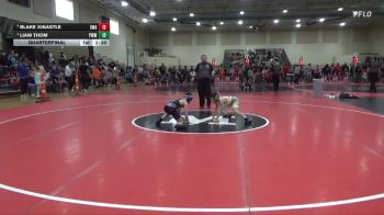 75 lbs Quarterfinal - Liam Thom, Pursuit Wrestling Minnesota vs Blake Xinastle, Summit Wrestling Academy