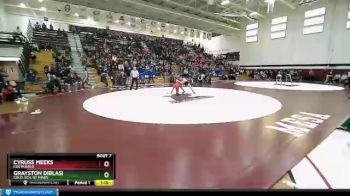 141 lbs Champ. Round 1 - Grayston Diblasi, Colo. Sch. Of Mines vs Cyruss Meeks, CSU Pueblo