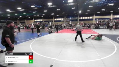 144 lbs Round Of 64 - Grant Hancock, Scripps Ranch HS vs Lonnie Adams, Nevada Elite WC