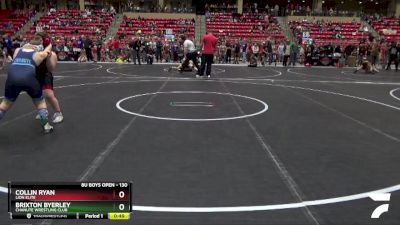 130 lbs Round 3 - Brixton Byerley, Chanute Wrestling Club vs Collin Ryan, Lion Elite