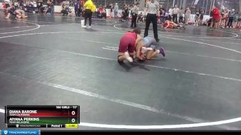 117 lbs Champ. Round 2 - Diana Barone, Team California vs Aiyana Perkins, Team Oklahoma