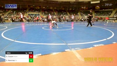 58 lbs Final - Graham Dyson, Mat Assassins vs Camila Ramirez, Team Aggression