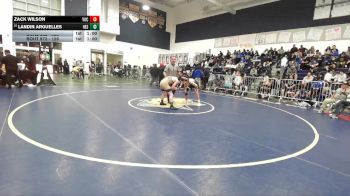 126 lbs Cons. Round 4 - Zack Wilson, Yucaipa vs Landin Arguelles, Hesperia