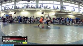 120 lbs Champ. Round 2 - Isaac Ash, Contenders Wrestling Academy vs Kayden Daring, Columbia City Wrestling Club