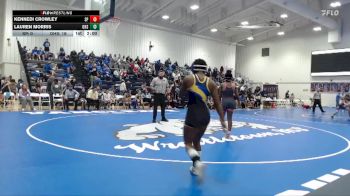 132 lbs 2nd Wrestleback (8 Team) - Lauren Morris, Oxford vs Kennedi Crowley, South Pontotoc