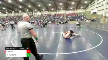 205 lbs Cons. Round 1 - Robert Seth Montierth, Ridgeline Wrestling vs Samuel Tanner, Green Canyon Juniors