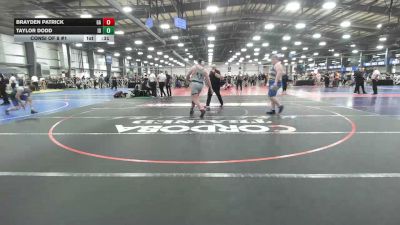 285 lbs Consi Of 8 #1 - Brayden Patrick, GA vs Taylor Dodd, ID
