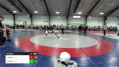 65 lbs Rr Rnd 2 - Jaxson Nagel, Roundtree Wrestling Academy - (B) vs Gabriel Miller, Pedraza Wrestling