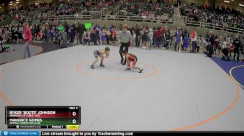 59 lbs Champ. Round 1 - Maverick Gomes, Umpqua Wrestling Club vs Ryker `Boots` Johnson, Warriors Of Christ WOC