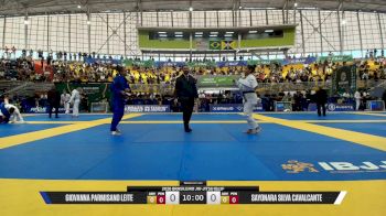 Sayonara Silva Cavalcante vs Giovanna Parmisano Leite 2026 Brasileiro Jiu-Jitsu IBJJF