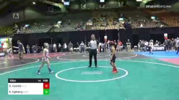 69 lbs Consi Of 4 - Sebastian Castillo, SF Midwest vs Kayden Egeberg, Matpac