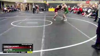 220 lbs Finals (8 Team) - Christian Sackett, Stewartville vs Gavin Pike, Rochester Mayo