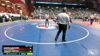 2A-138 lbs Semifinal - Loomis Alexander, Greybull/Riverside vs Trenton Sheehan, Moorcroft