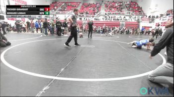 60 lbs Consi Of 8 #2 - Tucker Girardot, Choctaw Ironman vs Edward Lomax, Bridge Creek Youth Wrestling