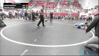 60 lbs Consi Of 8 #2 - Tucker Girardot, Choctaw Ironman vs Edward Lomax, Bridge Creek Youth Wrestling