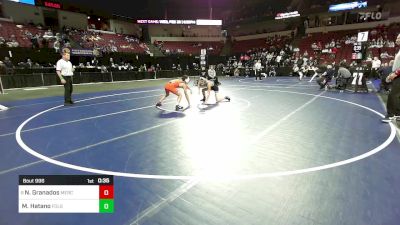 106 lbs Consi Of 8 #2 - Nathaniel Granados, Merced vs Mas Hatano, Folsom