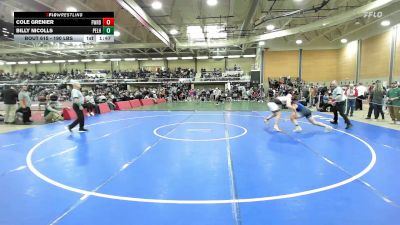 190 lbs 5th Place - Cole Grenier, Fairfield Warde vs Billy Nicolls, Pelham