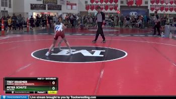 85 lbs Quarterfinal - Trey Kraemer, Pursuit Wrestling Minnesota vs Peter Schutz, MN Elite