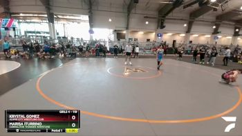 119 lbs Semifinal - Marisa Iturrino, Carrollton Thunder Wrestling vs Krystal Gomez, Alamo City Wrestling Club