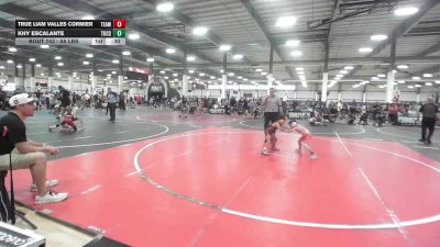 55 lbs 2nd Place - True Liam Valles Cormier, Team Aggression vs Khy Escalante, Tucson Cyclones