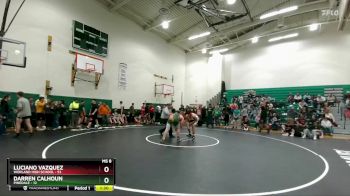 190 lbs Round 2 - Luciano Vazquez, Worland High School vs Darren Calhoun, Pinedale