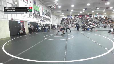 138 lbs Champ. Round 2 - Aiden Duron, Colton vs Cesar Raya, Laguna Hills