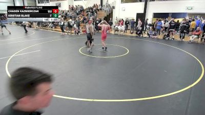 157 lbs Champ. Round 2 - Chasen Kazmierczak, Wabash vs Kristian Blake, Indiana Tech
