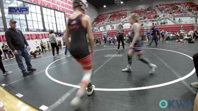 80 lbs Semifinal - Graham Saunders, Shelton Wrestling Academy vs Mason Giberti, Mustang Bronco Wrestling Club