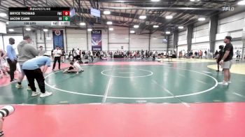 106 lbs Round Of 32 - Bryce Thomas, Freakztyle Wrecking Crew vs Jacob Carr, Kraken Black
