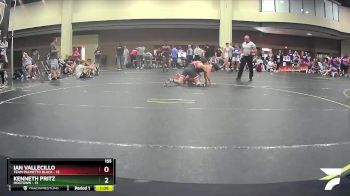 155 lbs Round 1 (6 Team) - Kenneth Pritz, Dogtown vs Ian Vallecillo, Team Palmetto Black