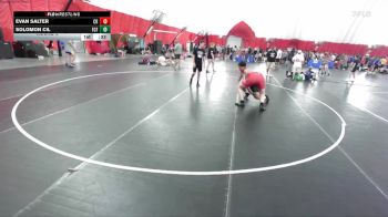 218-227 lbs Round 3 - Solomon Cil, Franklin Central Flashes vs Evan Salter, Coon Rapids