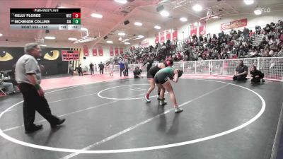 140 lbs Cons. Round 4 - McKenzie Collins, Sultana vs Kelly Flores, Westminster