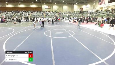 100 lbs Consolation - Kash Shayegh, Titan Wrestling vs Solomon Childs, Small Town WC