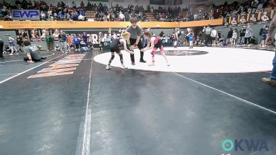 58 lbs Semifinal - Royal Austin, Redskins Wrestling Club vs Stella McCarther, Weatherford Youth Wrestling