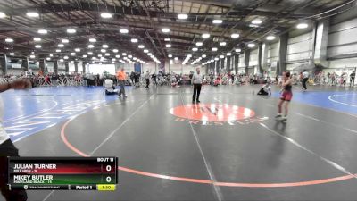 72 lbs Rd# 6- 9:00am Saturday Final Pool - Mikey Butler, Maryland BLACK vs Julian Turner, Mile High