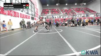 126-132 lbs Semifinal - Elijah Crane, Midwest City Bombers Youth Wrestling Club vs Noah Lemons, Elk City