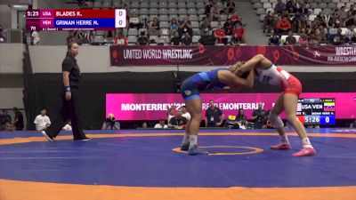 68 kg Round 1 - Kennedy Blades, USA vs Nathali Griman, VEN